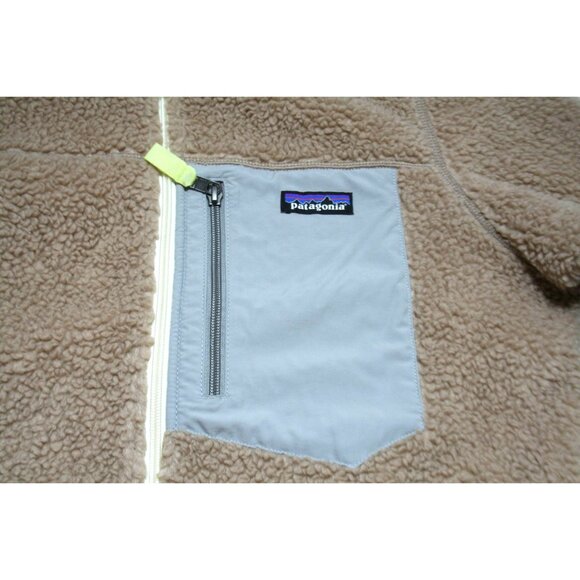 Patagonia Retro-X Sherpa Fleece Jacket Womens L Taupe Shroom Windproof Outdoors - Picture 3 of 10